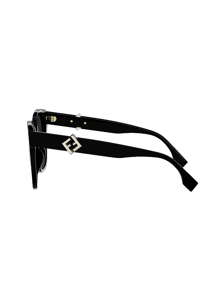 FENDI | Lunettes de soleil noires carrées FF Diamonds | 