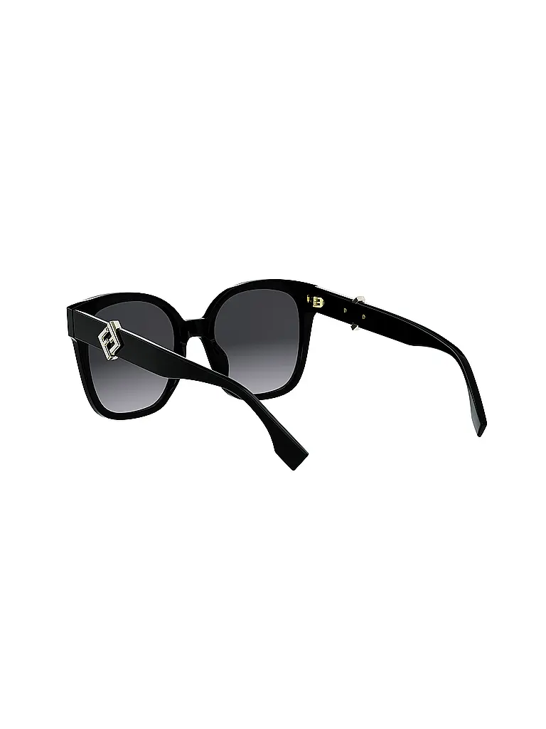FENDI | Lunettes de soleil noires carrées FF Diamonds | 