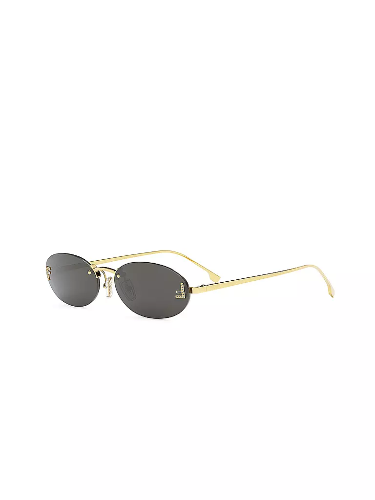 FENDI | Lunettes de soleil ovales dorées FENDI First Crystal | Or