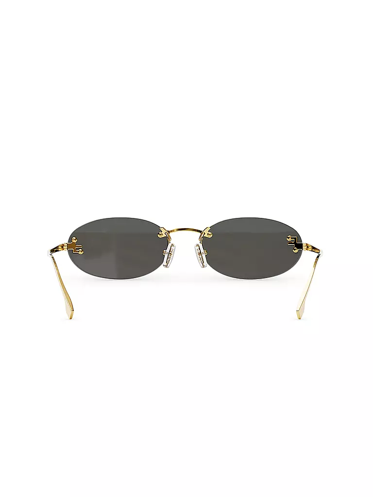 FENDI | Lunettes de soleil ovales dorées FENDI First Crystal | Or