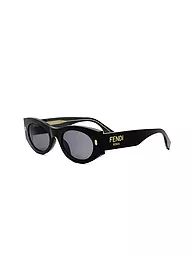 FENDI | Lunettes de soleil ovales havana FENDI Roma | Noir