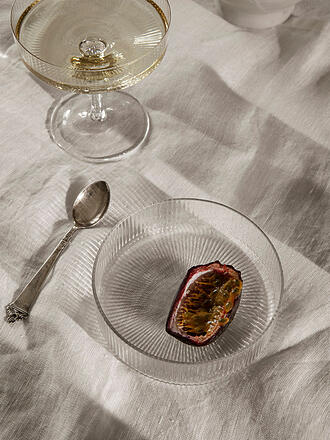 FERM LIVING | Ensemble de 4 bols Ripple transparents