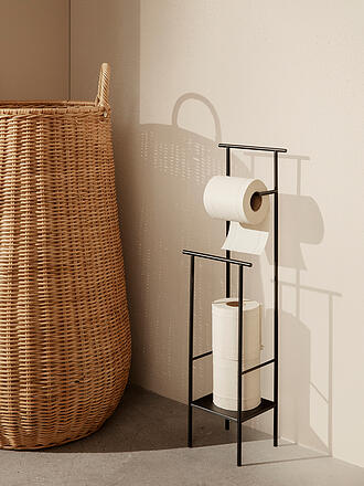 FERM LIVING | Porte-papier toilette DORA Noir