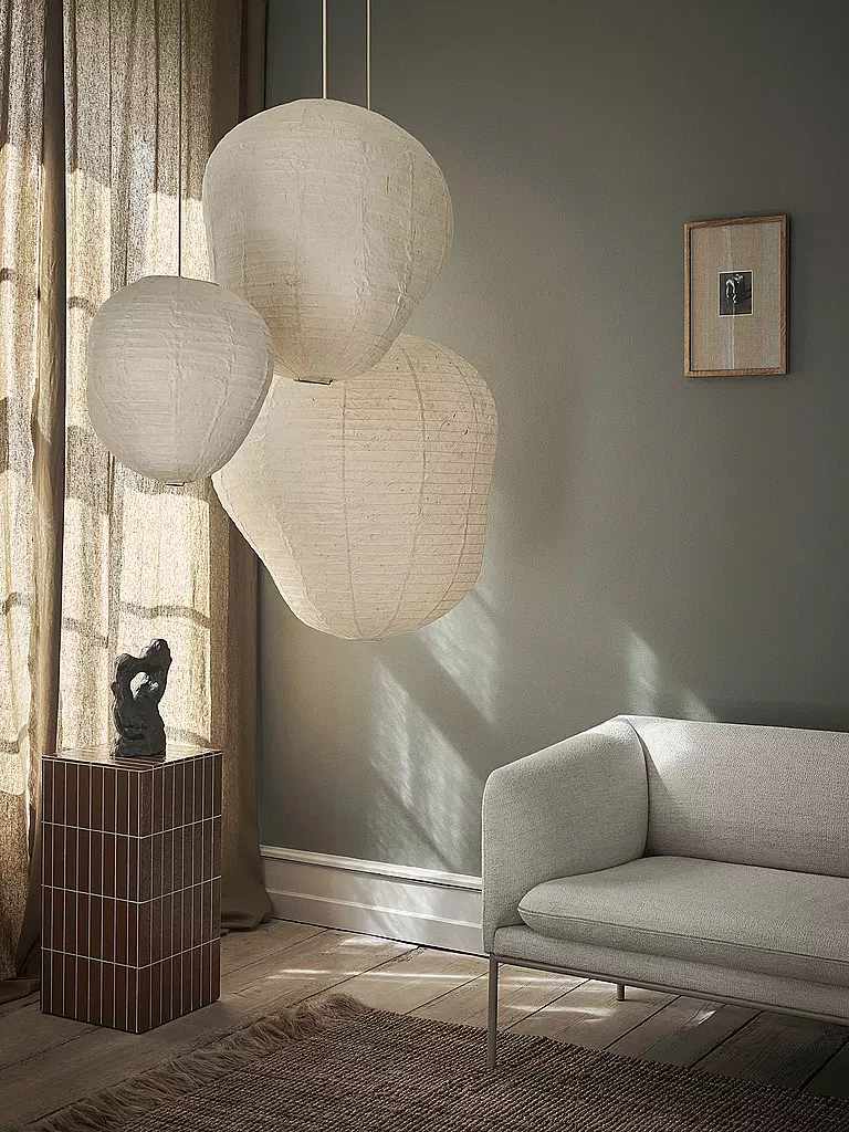 FERM LIVING | Abat-jour KURBIS 60 Natural | Crème