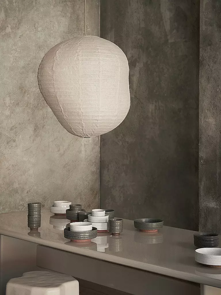 FERM LIVING | Abat-jour KURBIS 60 Natural | Crème