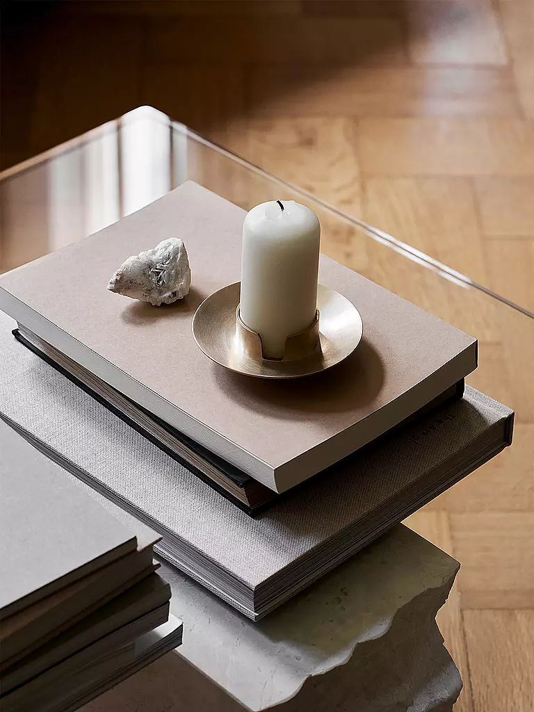 FERM LIVING | Bougeoir BLOCK Laiton | gold