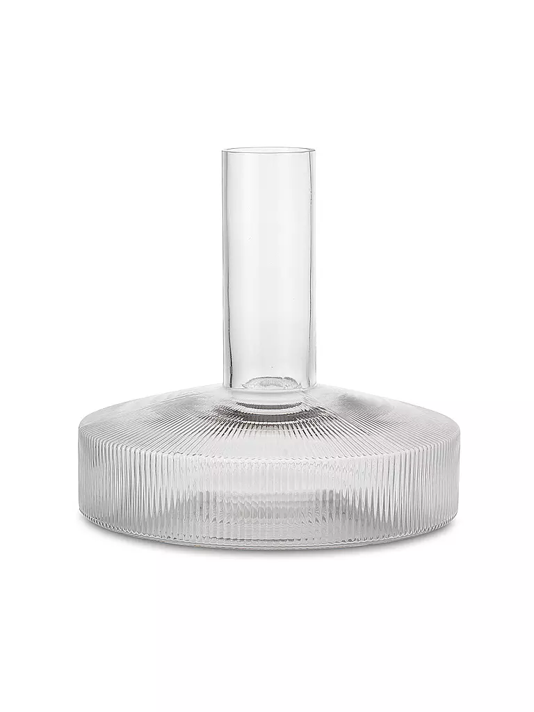 FERM LIVING | Carafe à vin RIPPLE 1,1l | Transparent