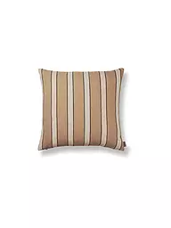 FERM LIVING | Coussin Stripe en coton marron | Marron