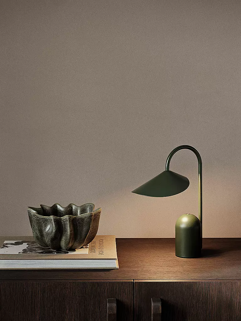 FERM LIVING | Lampe portable ARUM Green | Vert