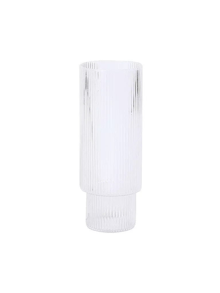 FERM LIVING | Lot de 4 verres à long drink RIPPLE | Transparent