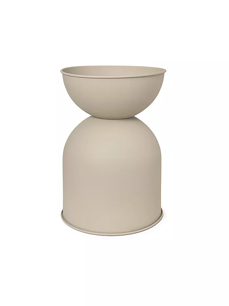 FERM LIVING | Pot de fleurs - Hourglass Pot Medium Beige | Beige