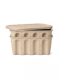 FERM LIVING | Set de boîtes de rangement Paper Pulp Small 2 pièces | Marron clair