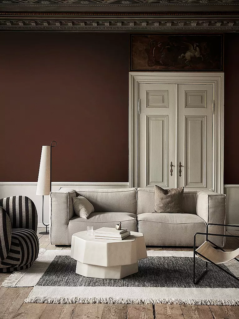 FERM LIVING | Tapis COUNTER RUG 200x300 Charcoal Off-white | Multicolore