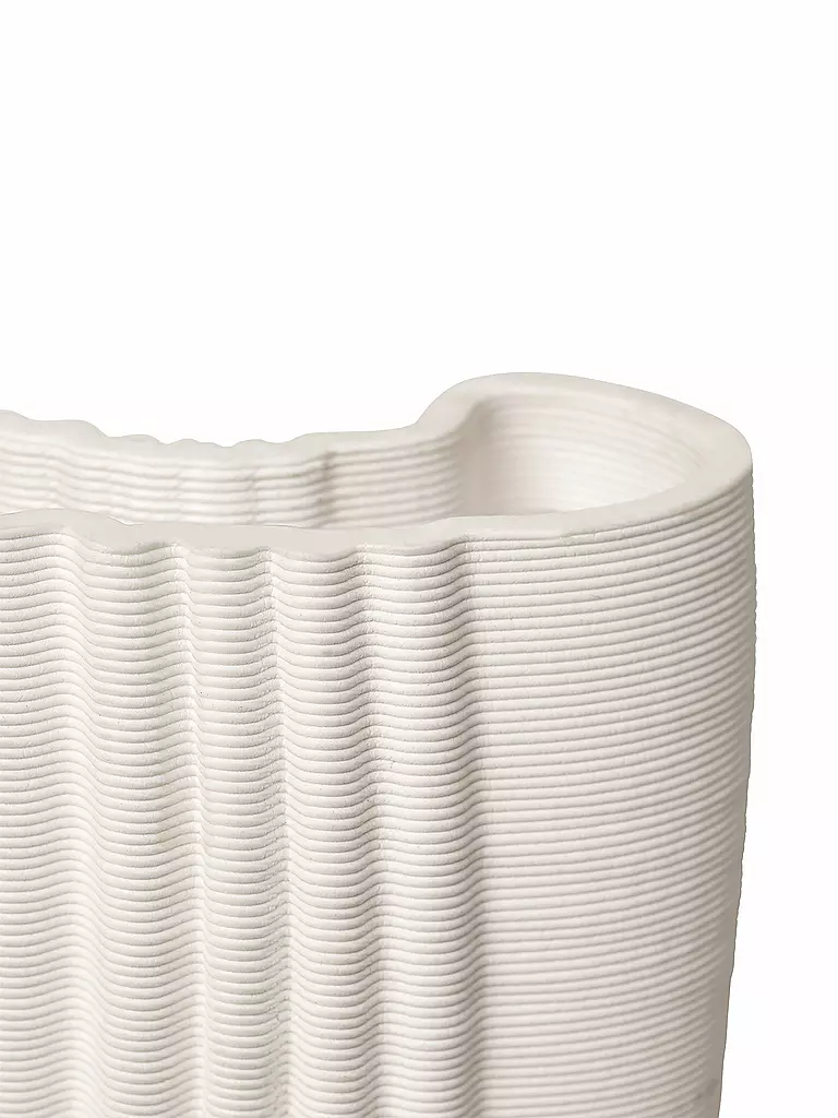 FERM LIVING | Vase MOIRE 30cm Blanc cassé | 