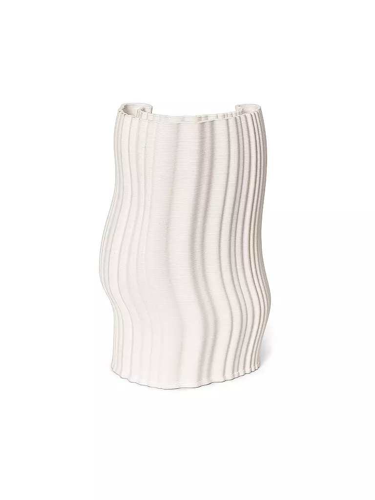 FERM LIVING | Vase MOIRE 30cm Blanc cassé | 