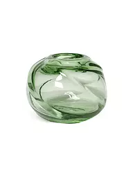 FERM LIVING | Vase Water Swirl 16cm Rond | Vert