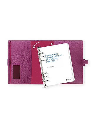 FILOFAX | Agenda FINSBURY ORGANIZER MODULAR A5 Framboise