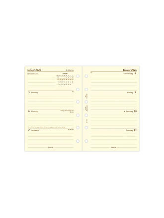 FILOFAX | Recharge d'agenda Pocket Semaine 2026 Allemand