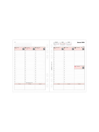 FILOFAX | Recharge d'agenda Semaine Professional allemand A5 2026