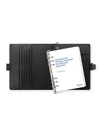 FILOFAX | Agenda METROPOL A5 ORGANISER BLACK UNDATED Noir