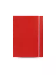 FILOFAX | Carnet A4 rechargeable LIGNÉ ROUGE | Rouge