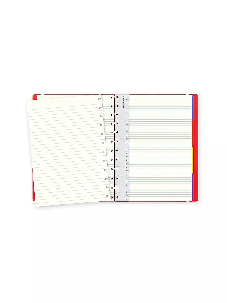 FILOFAX | Carnet A4 rechargeable LIGNÉ ROUGE |