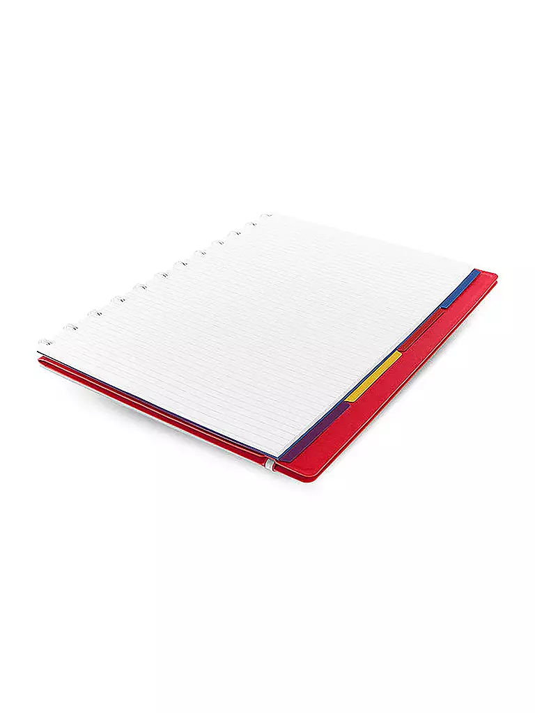 FILOFAX | Carnet A4 rechargeable LIGNÉ ROUGE |