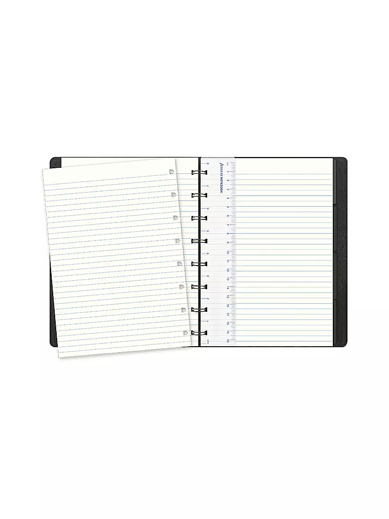 FILOFAX | Carnet rechargeable A5 SAFFIANO MÉTALLIQUE Or Rose |
