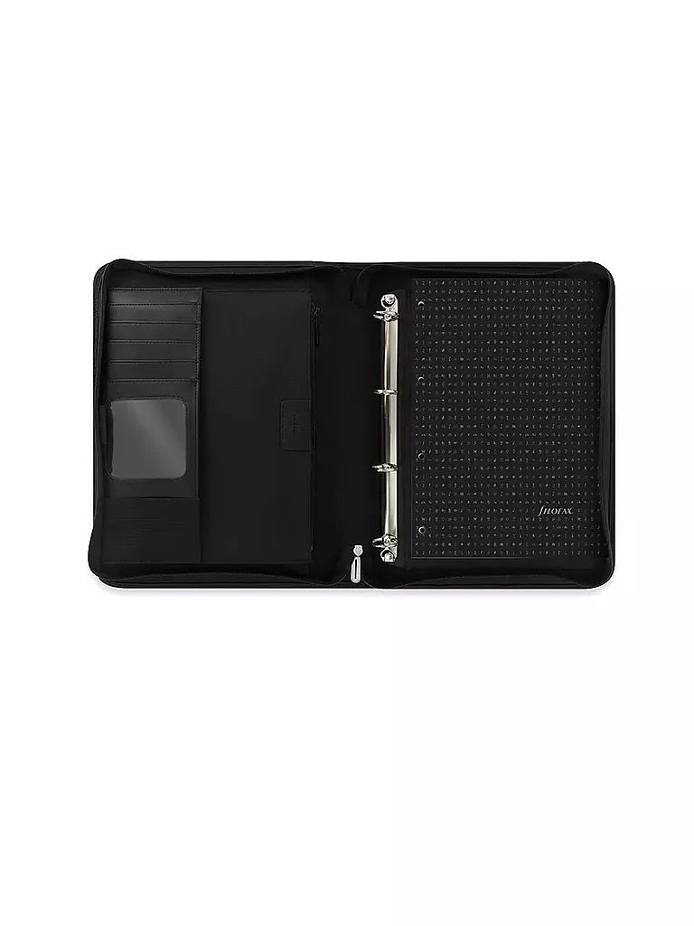 FILOFAX | Folio en microfibre avec fermeture éclair et poignée | 