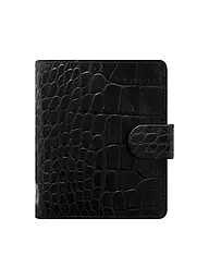 FILOFAX | Organiseur de poche Classic Croc Ebony | Noir
