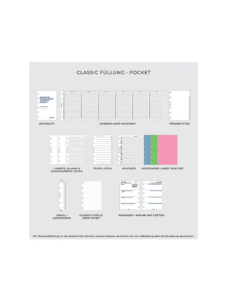 FILOFAX | Organiseur de poche Metropol noir | 