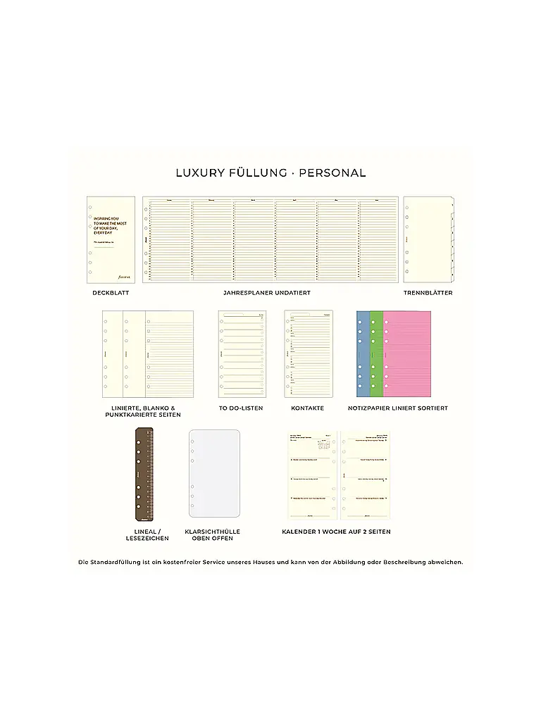 FILOFAX | Organiseur personnel CLASSIC CROC Cherry | rot