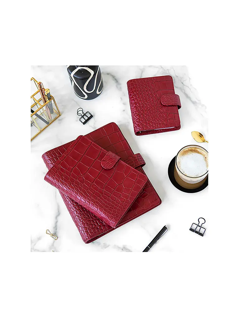 FILOFAX | Organiseur personnel CLASSIC CROC Cherry | rot