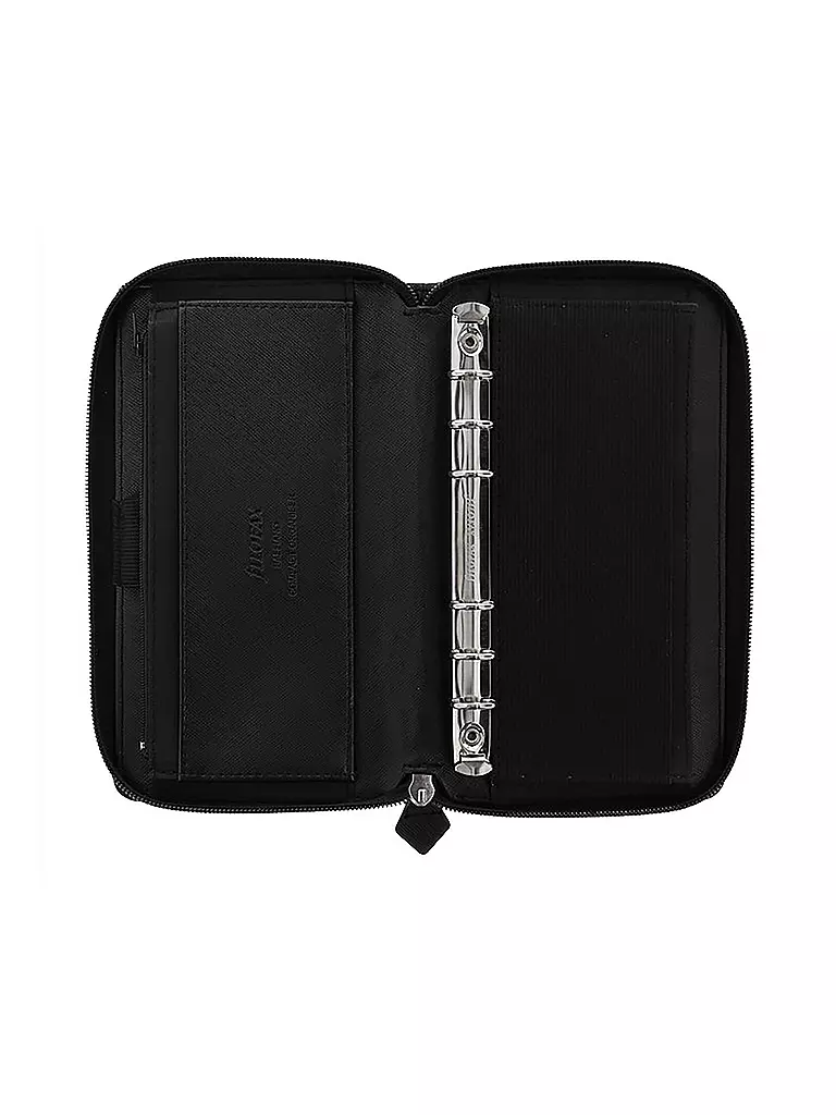 FILOFAX | Organiseur personnel compact Saffiano zippé noir 2021 | 