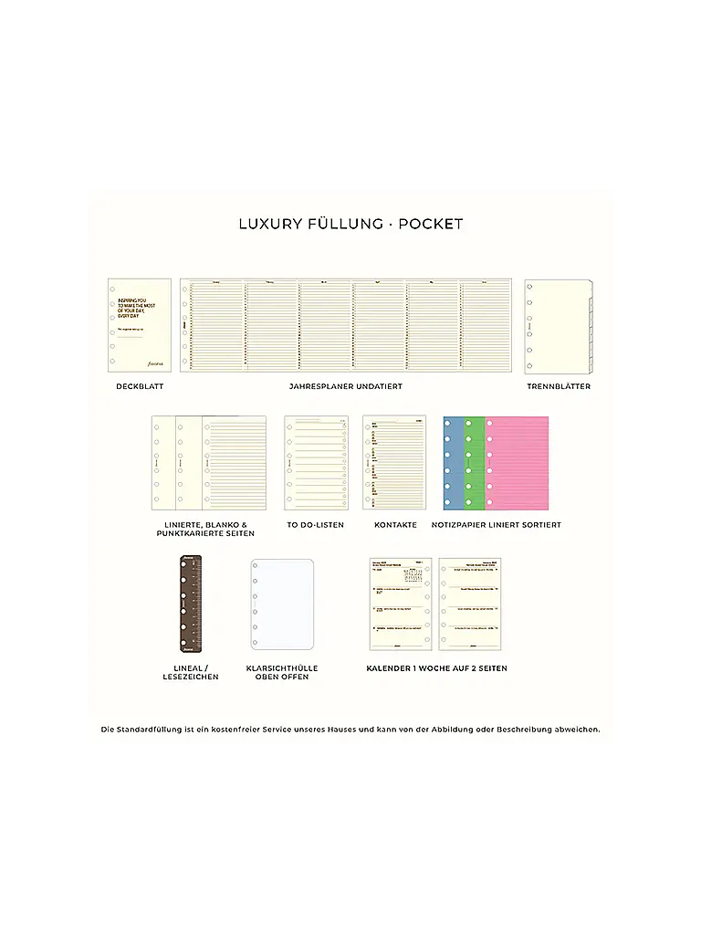 FILOFAX | Organiseur personnel Holborn moyen noir | 
