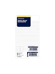 FILOFAX | Papier à notes blanc ligné - Personal | Blanc