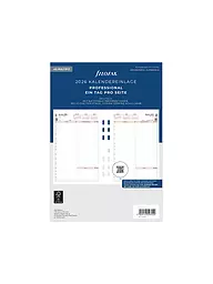 FILOFAX | Recharge d'agenda Jour Professional allemand A5 2026 | Blanc