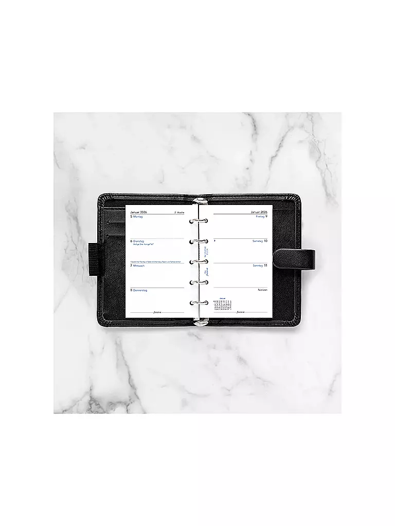 FILOFAX | Recharge d'agenda Mini Semaine Allemand 2026 | 