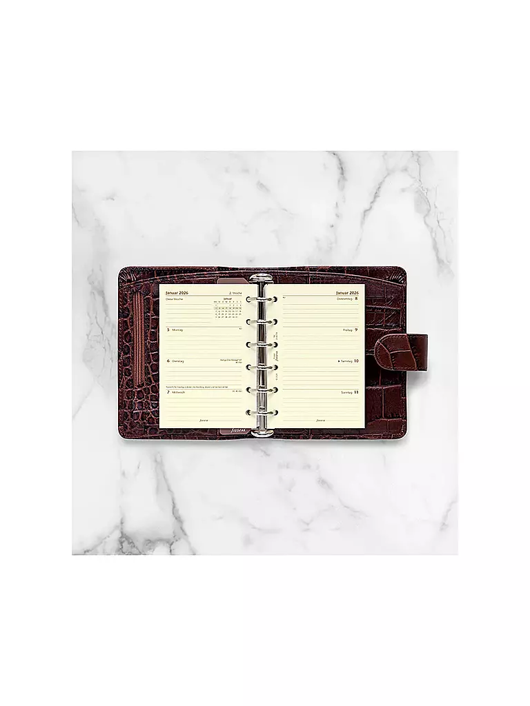FILOFAX | Recharge d'agenda Pocket Semaine 2026 Allemand | 