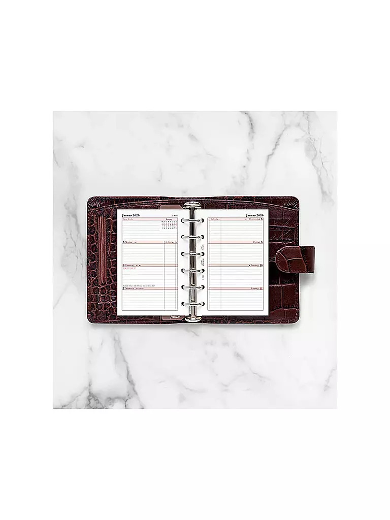 FILOFAX | Recharge d'agenda Professional Pocket Semaine Allemand 2026 | 