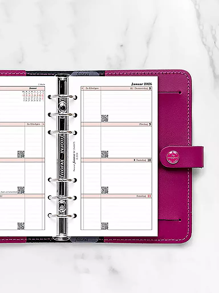 FILOFAX | Recharge d'agenda Semaine Allemand Personal 2026 | 