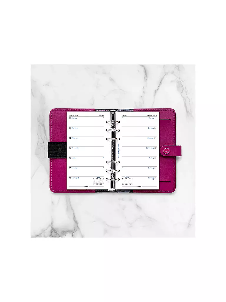 FILOFAX | Recharge d'agenda Semaine Allemand Personal 2026 | 