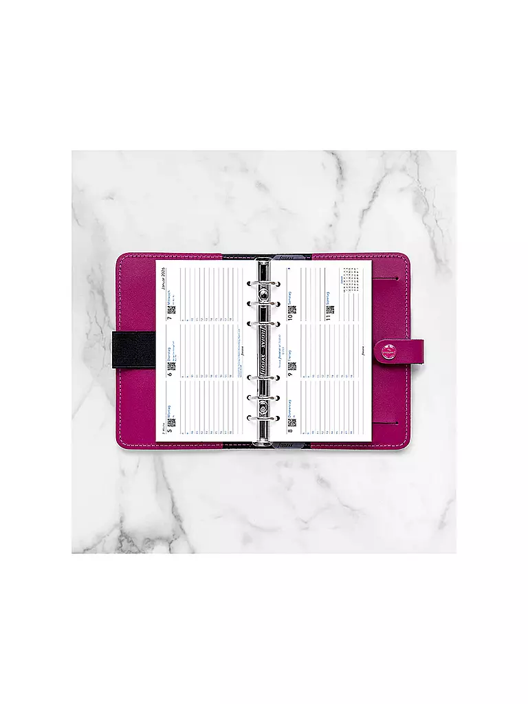 FILOFAX | Recharge d'agenda Semaine Allemand Personal 2026 | Blanc