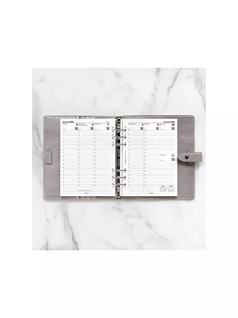 FILOFAX | Recharge de calendrier semaine allemand A5 Multifit 2026 | 