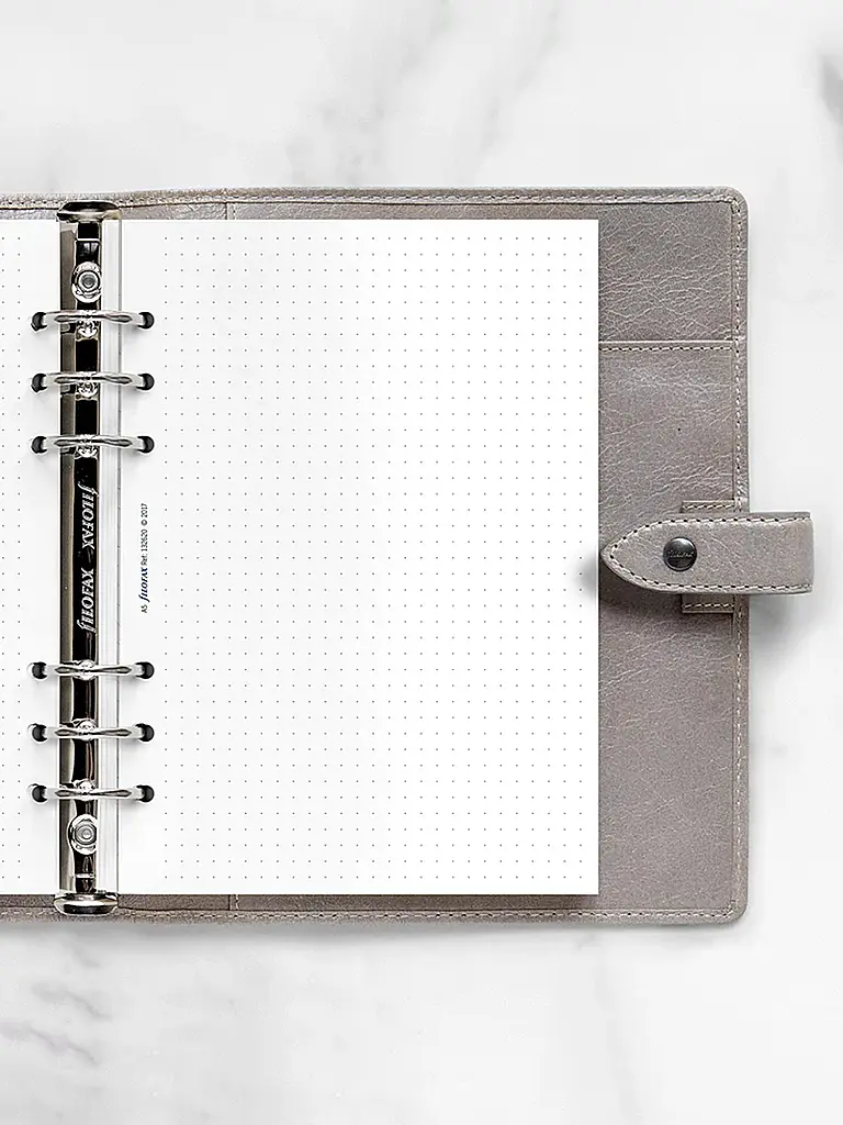 FILOFAX | Recharge Journal à Points A5 | Blanc