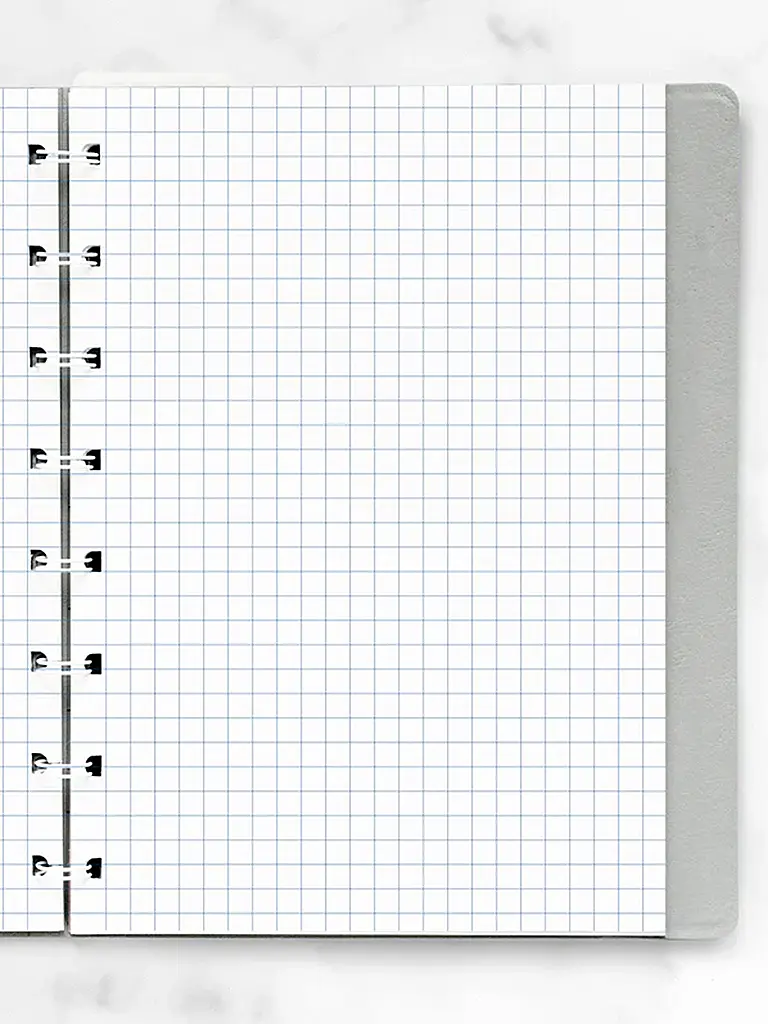 FILOFAX | Recharges quadrillées pour carnet Filofax A5 | Blanc