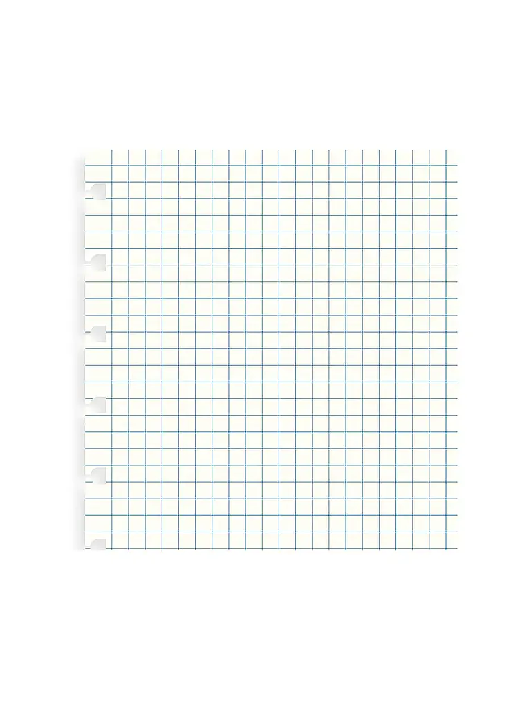 FILOFAX | Recharges quadrillées pour carnet Filofax A5 | 