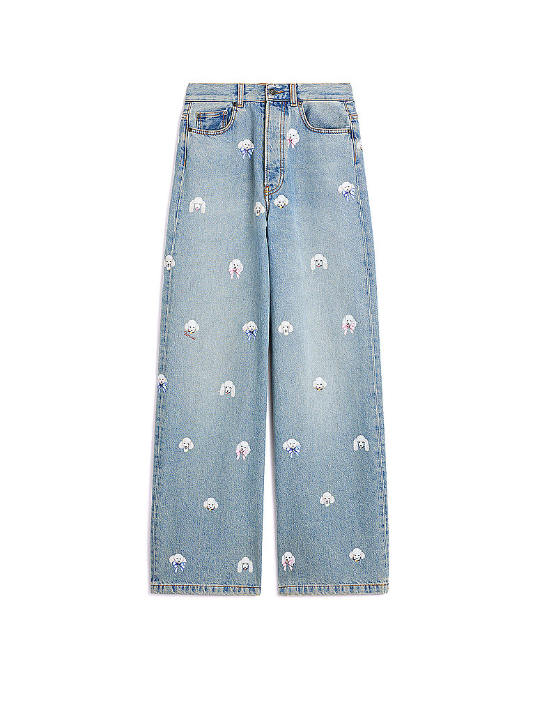 Jeans Jambe Large bleu clair 27