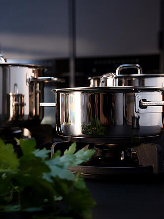 FISSLER | Faitout avec couvercle en verre VISEO PRO 20cm/2,4l Acier inoxydable