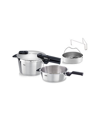 FISSLER | Schnellkochtopf Set 2-tlg VITAQUICK 4,5l+2,5l Eedelstahl 